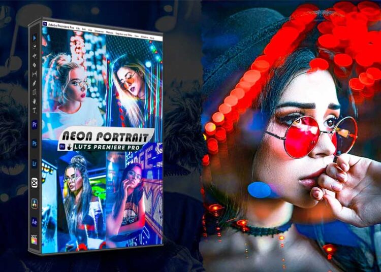 Neon Portrait Lightroom Presets & luts Premiere AZLR5JJ