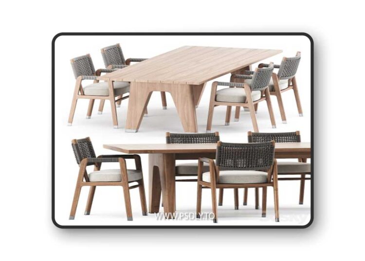 ORTIGIA CHAIR and MONREALE TABLE by flexform