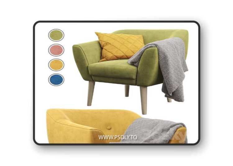 Signal - Bergen 1 (Armchair) 3D Model