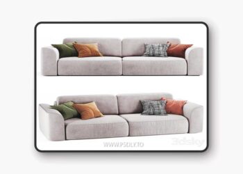 Sofa Space Happy Light 3D Model