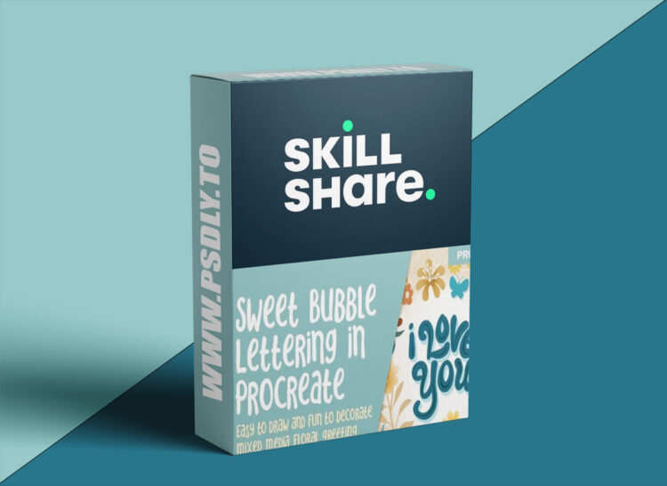 Sweet Bubble Lettering in Procreate - Easy To Draw and Fun to Decorate Greeting Card Art