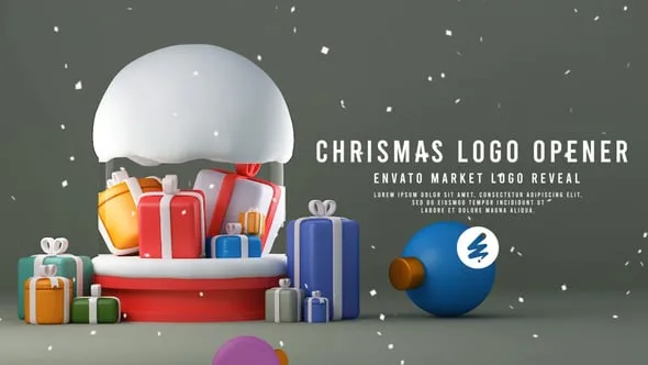 Videohive Christmas Logo Reveal 55383226