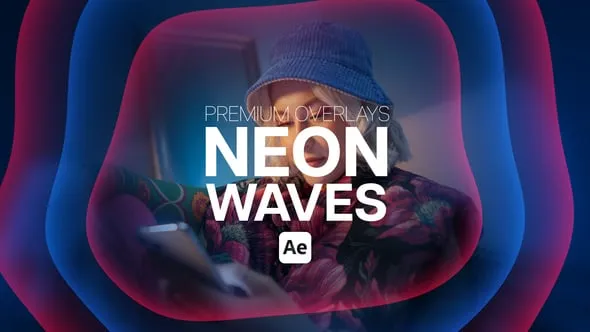 Videohive Premium Overlays Neon Waves 55362355 1 Videohive Premium Overlays Neon Waves 55362355