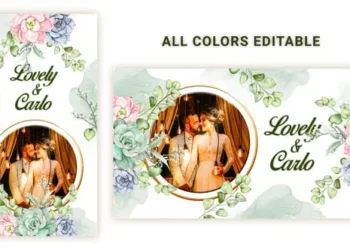 Videohive Watercolor Wedding Invitation 54960040