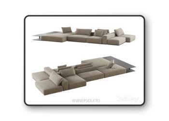 Westside Divano Poliform 3D Model