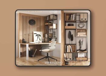 Workplace by the window 3D Model