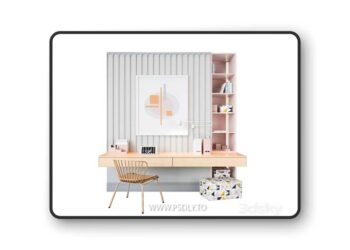 Workplace in the nursery 3D Model