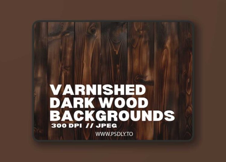 15 Varnished Dark Wood Backgrounds 112777355