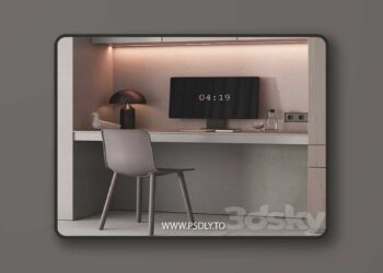 220 Office Furniture 06 3D Model