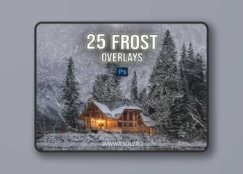 25 Realistic Frost Overlays for Photoshop