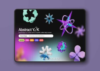 Abstract Y2K Shape K7KNKJL