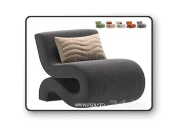 Accent Chair By Wrought Studio 3D Model