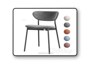 Alex Chair Divan Ru 3D Model