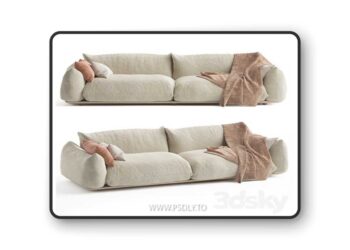 Arflex Marenco Sofa 3D Model