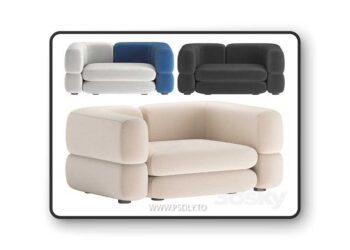 Armchair Brera Divan.ru 3D Model
