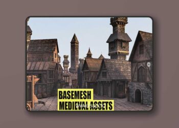 ArtStation - BaseMesh: 89 MEDIEVAL Assets+Texture