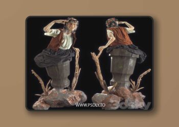 Baba Yaga (vray GGX) 3D Model