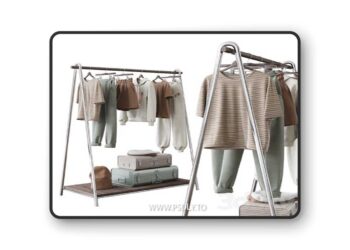 Baby Clothes Set 08 3D Model