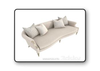 Caracole Lilian Sofa 3D Model