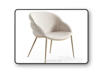 Cattelan Italia Camilla Metal Armchair