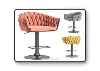 Chair DOBRIN Leon LM-9690 3D Model