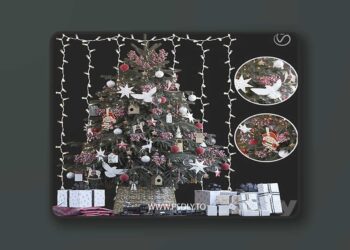 Christmas Tree 6. Vray 3D Model