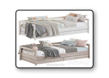 Daybed Large Bed By Mint Factory 3