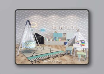 Decor in the nursery 3D Model