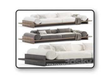 Dolmen Wade Sofa 3D Model