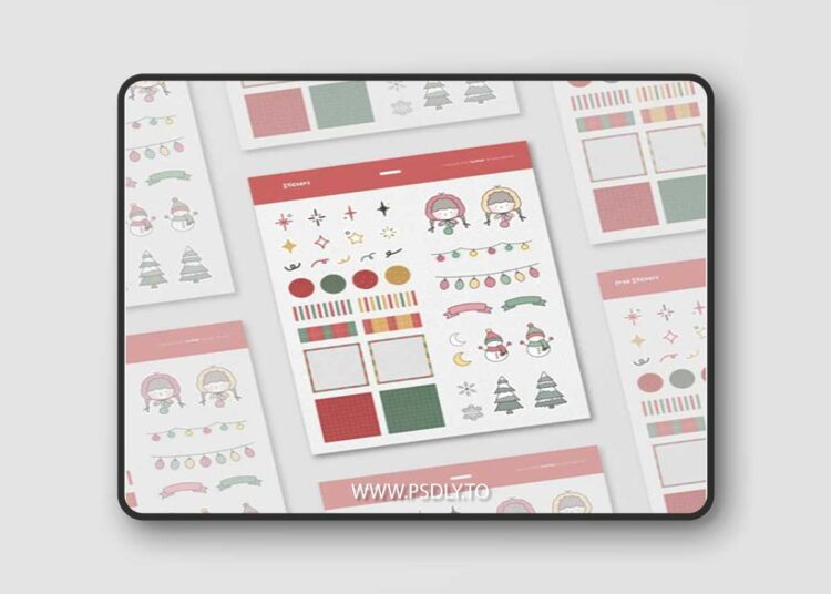 Holiday Stickers PNG Goodnotes