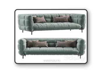 Husk Sofa 3D Model