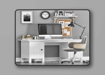 IKEA HEMNES with ALKI LAN chair workplace