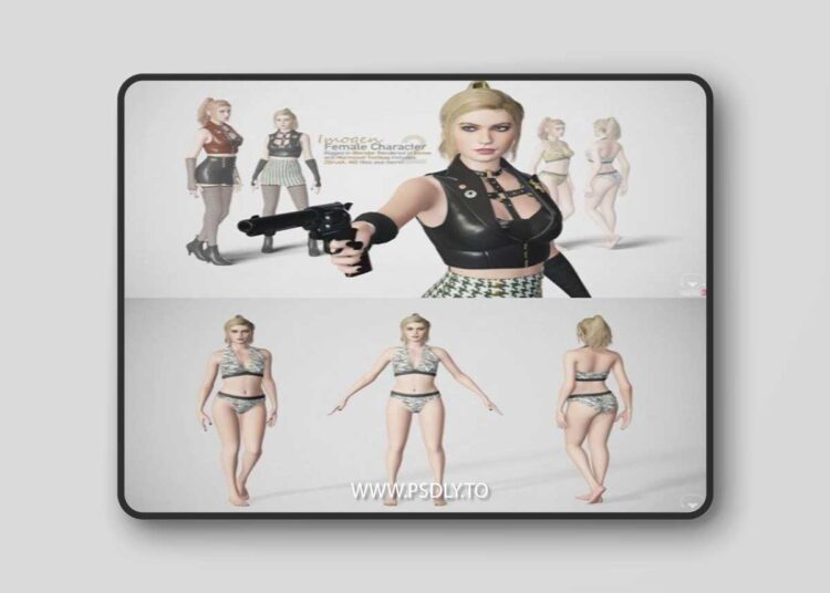 Imogen – Female Character Base Mesh Version 2