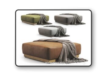 Karimoku N-S02 Modular Fabric Pouf
