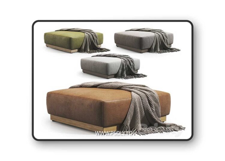 Karimoku N-S02 Modular Fabric Pouf