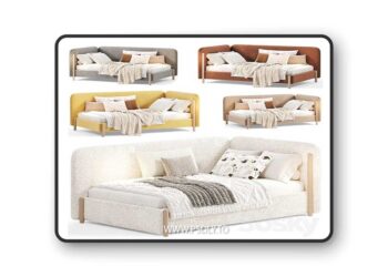 Keysi 90 Kids Bed By mebel 3D Model