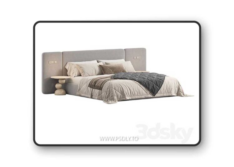 LOTOS Bed 3D Model