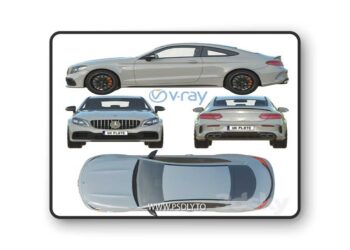 Mercedes-Benz C63 Coupe 2020 3D Model