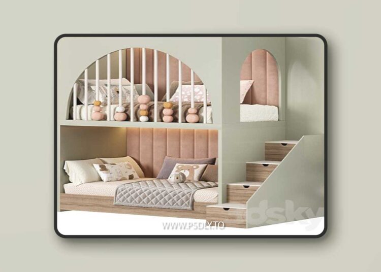 Miko Children Bedrooms 3D Model