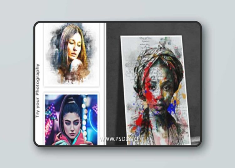 Mixed Art Photo Effect & Hd Action