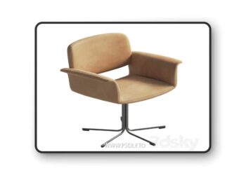 Nelson Swivel Office Chair 3D Model