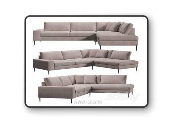 New memphis kaza do sofa 3D Model