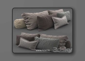 Pillows collection 101 3D Model