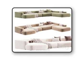 Roxen Sofa 2 3D Model