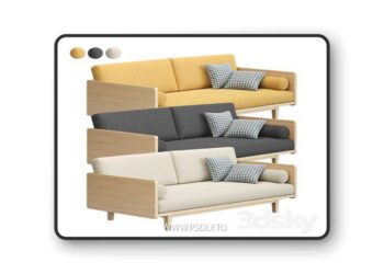 Sofa Dwalin from ARSKO 3D Model