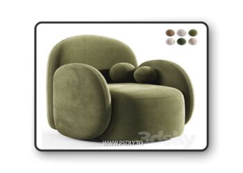 Teop Swivel Chair Swivel Teop 3D Model