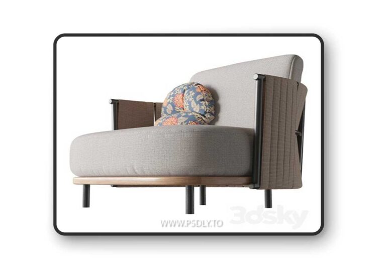Teporia Rada armchair 3D Model