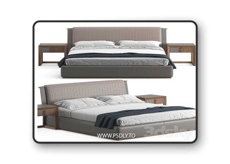 Ulivi Salotti Barnaby Bed 3D Model