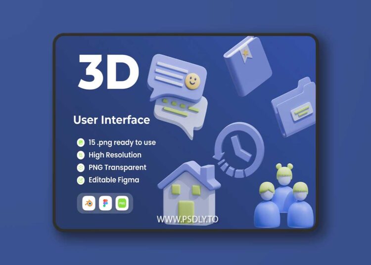 User Interface - 3D Illustratation NFSF482