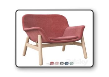 Vedbo Chair M Ikea 3D Model